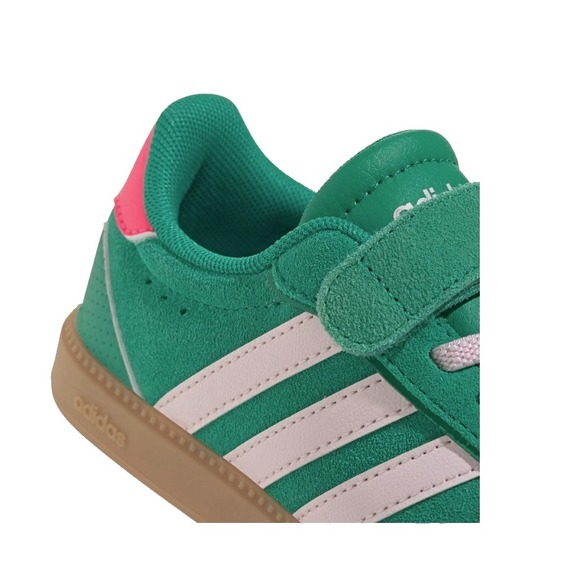 Children Unisex Shoes Adidas Kids Breaknet Sleek ELC JQ1802 Green/Pink Size 3Y - Picture 8 of 11